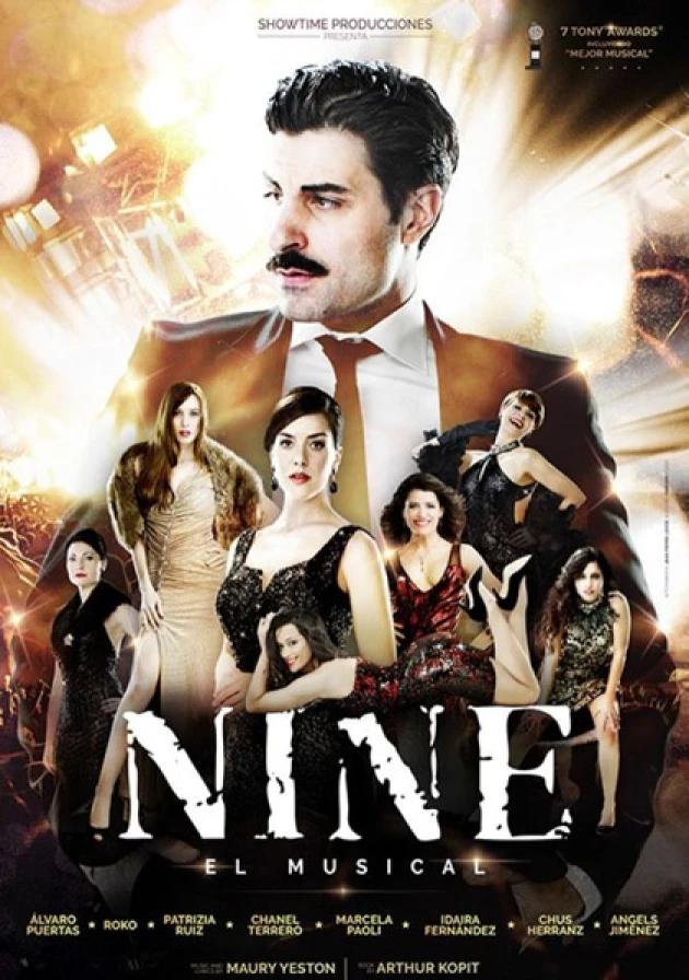 Poster del musical Nine (2018)