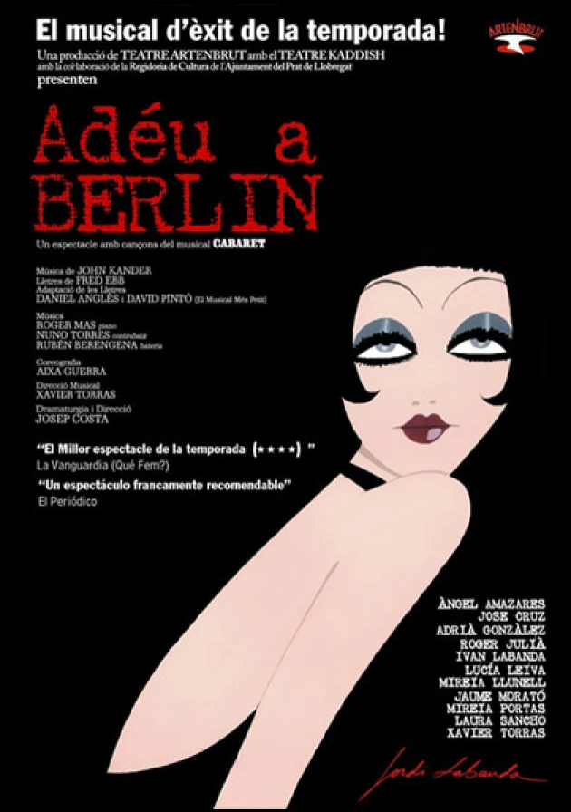 Poster del musical Adeu a Berlín (2001)