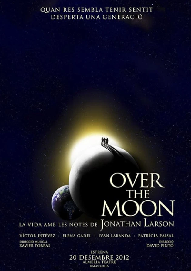 Poster del musical Over the moon (2012)