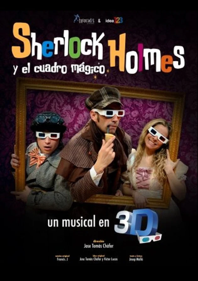 Poster del musical Sherlock Holmes y el cuadro magico (2014)