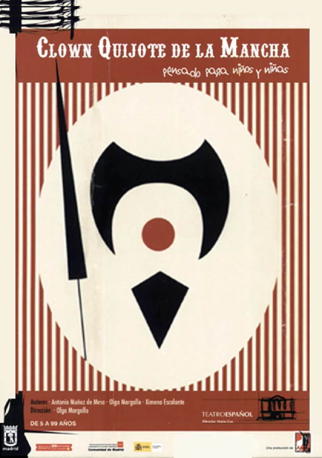 Poster del musical Clown Quijote de la Mancha (1998)