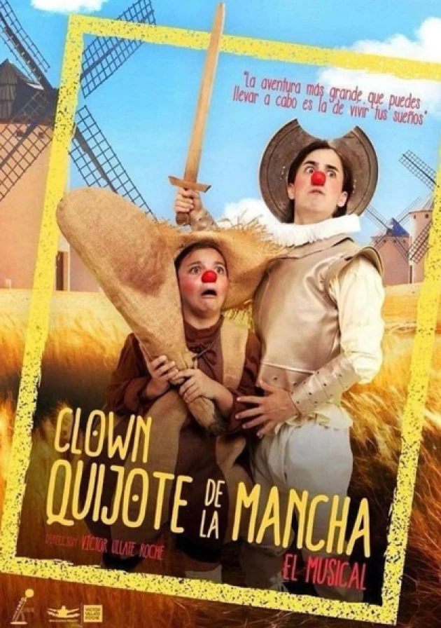 Poster del musical Clown Quijote de la Mancha (2024)