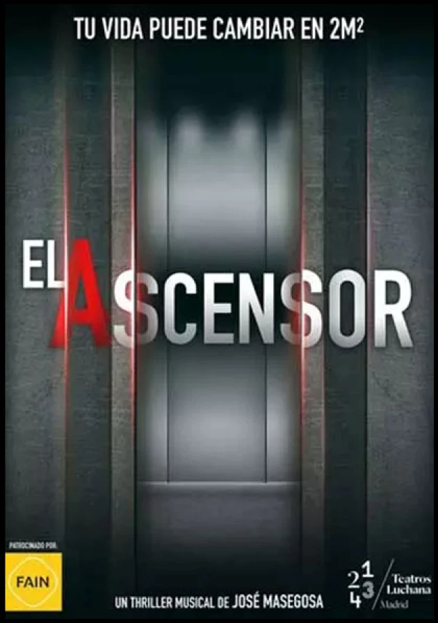 Poster del musical El ascensor (2017)