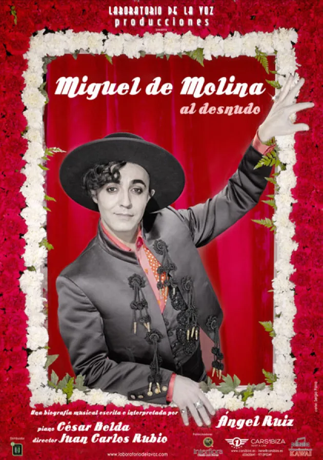 Poster del musical Miguel de Molina al desnudo (2014)