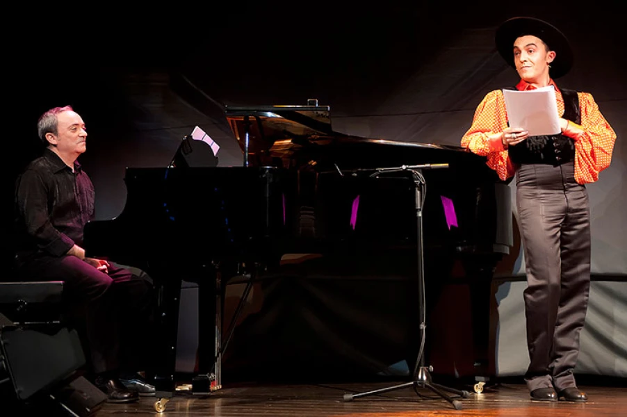 Imagen del musical Miguel de Molina al desnudo (2014)