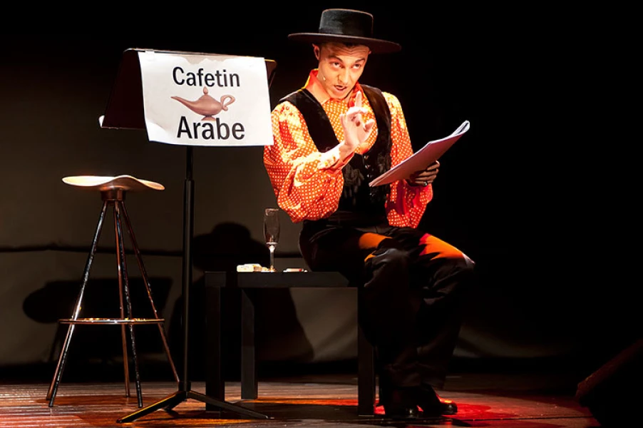 Imagen del musical Miguel de Molina al desnudo (2014)