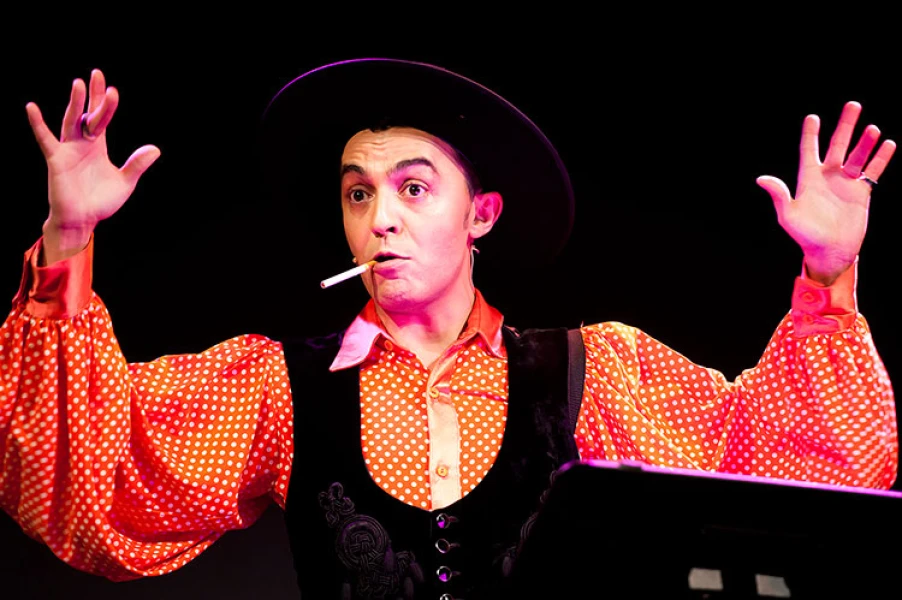 Imagen del musical Miguel de Molina al desnudo (2014)