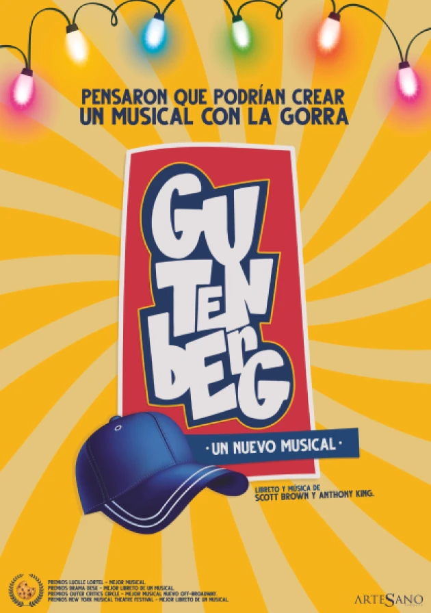 Poster del musical Gutenberg (2023)