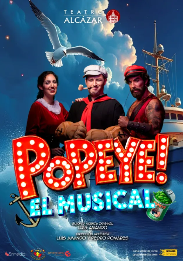 Poster del musical Popeye (2024)