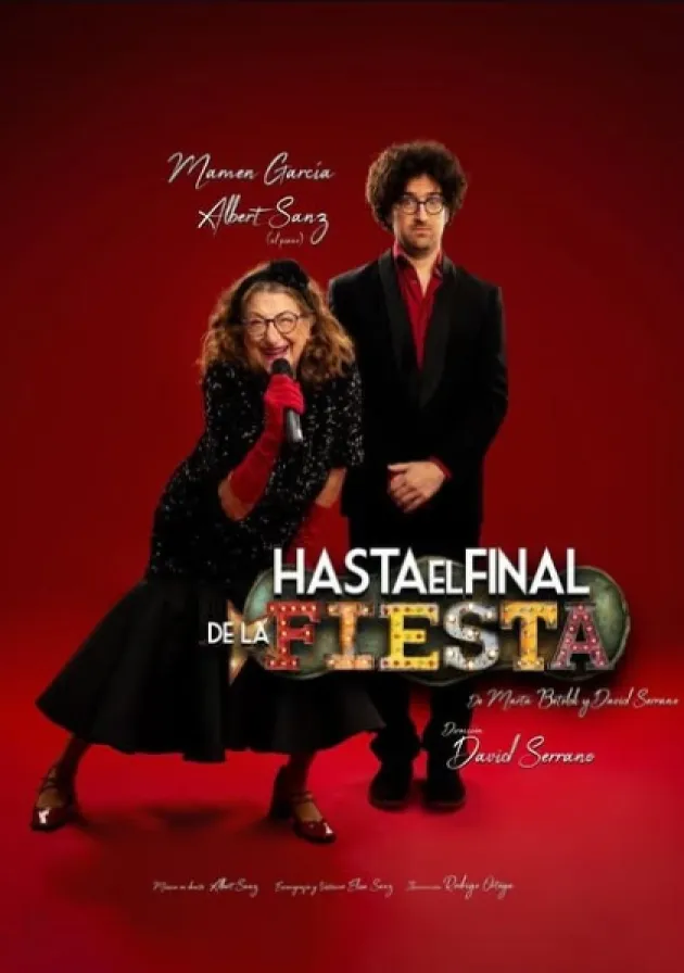 Poster del musical Hasta el final de la fiesta (2025)