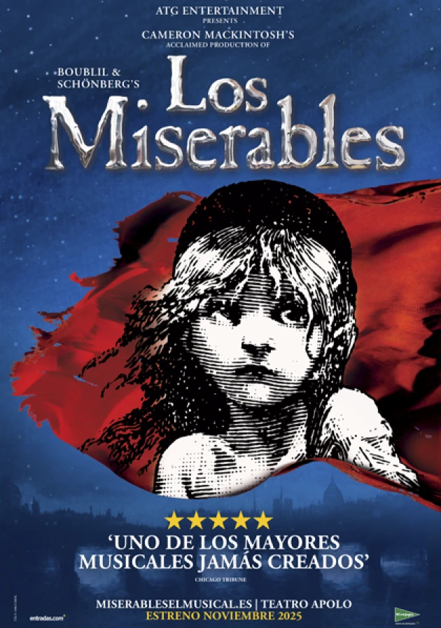 Poster del musical Los Miserables