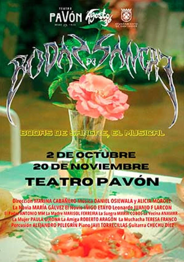 Poster del musical Bodas de sangre (2024)