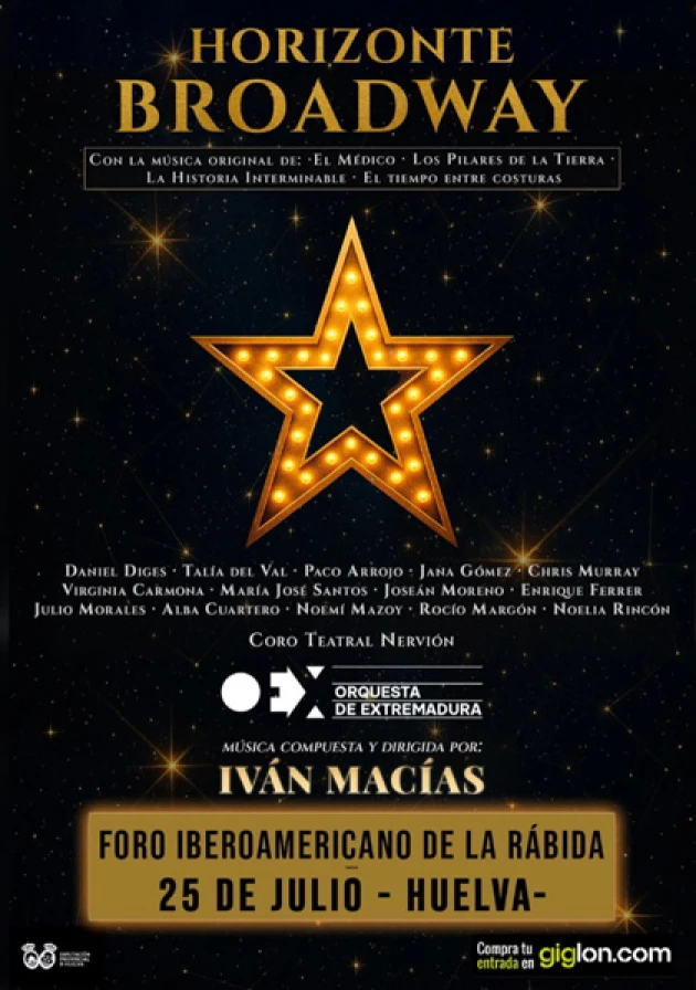 Poster del musical Horizonte Broadway (2025)