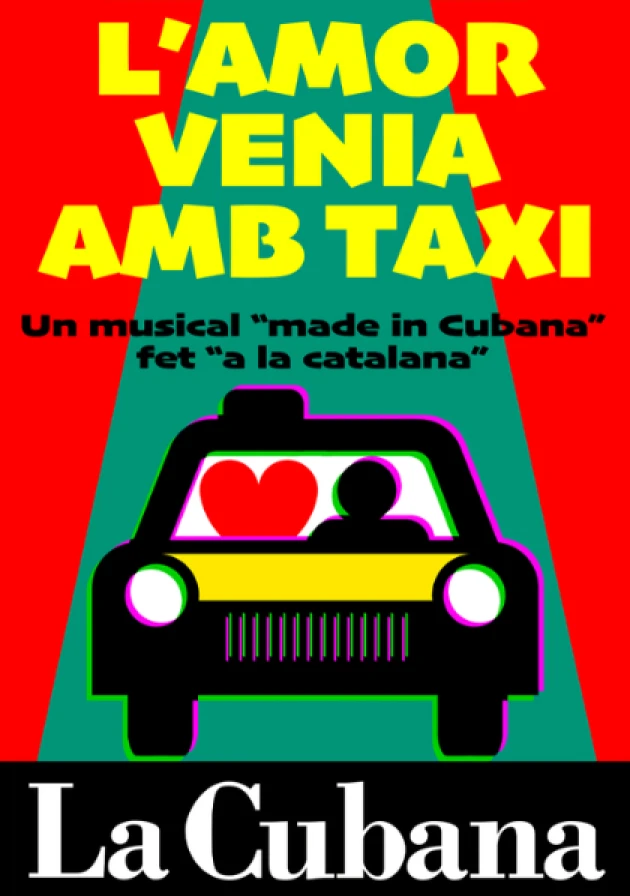 Poster del musical L’amor venía amb taxi (2025)