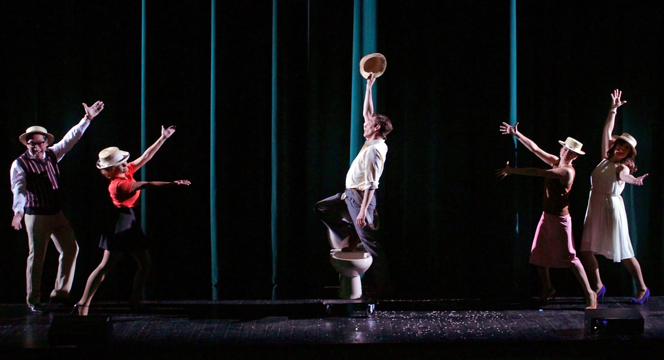 Imagen del musical Mierda de artista (2014)
