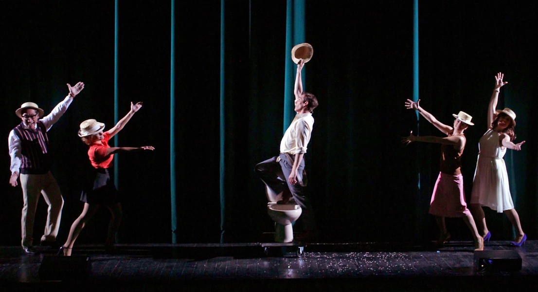 Imagen del musical Mierda de artista (2014)