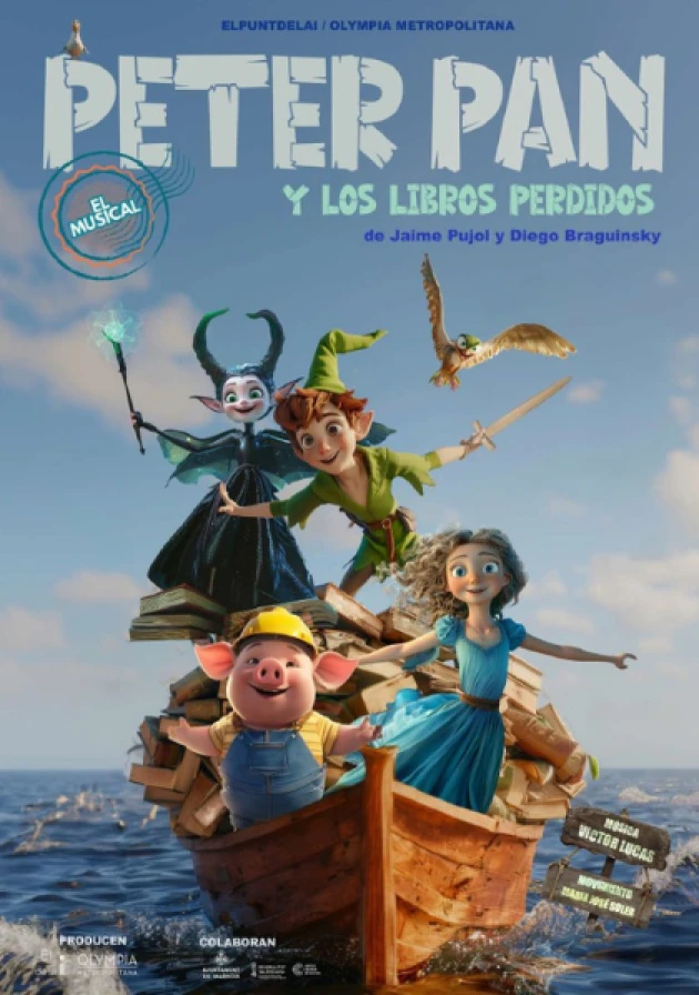 Poster del musical Peter Pan y los libros perdidos (2024)