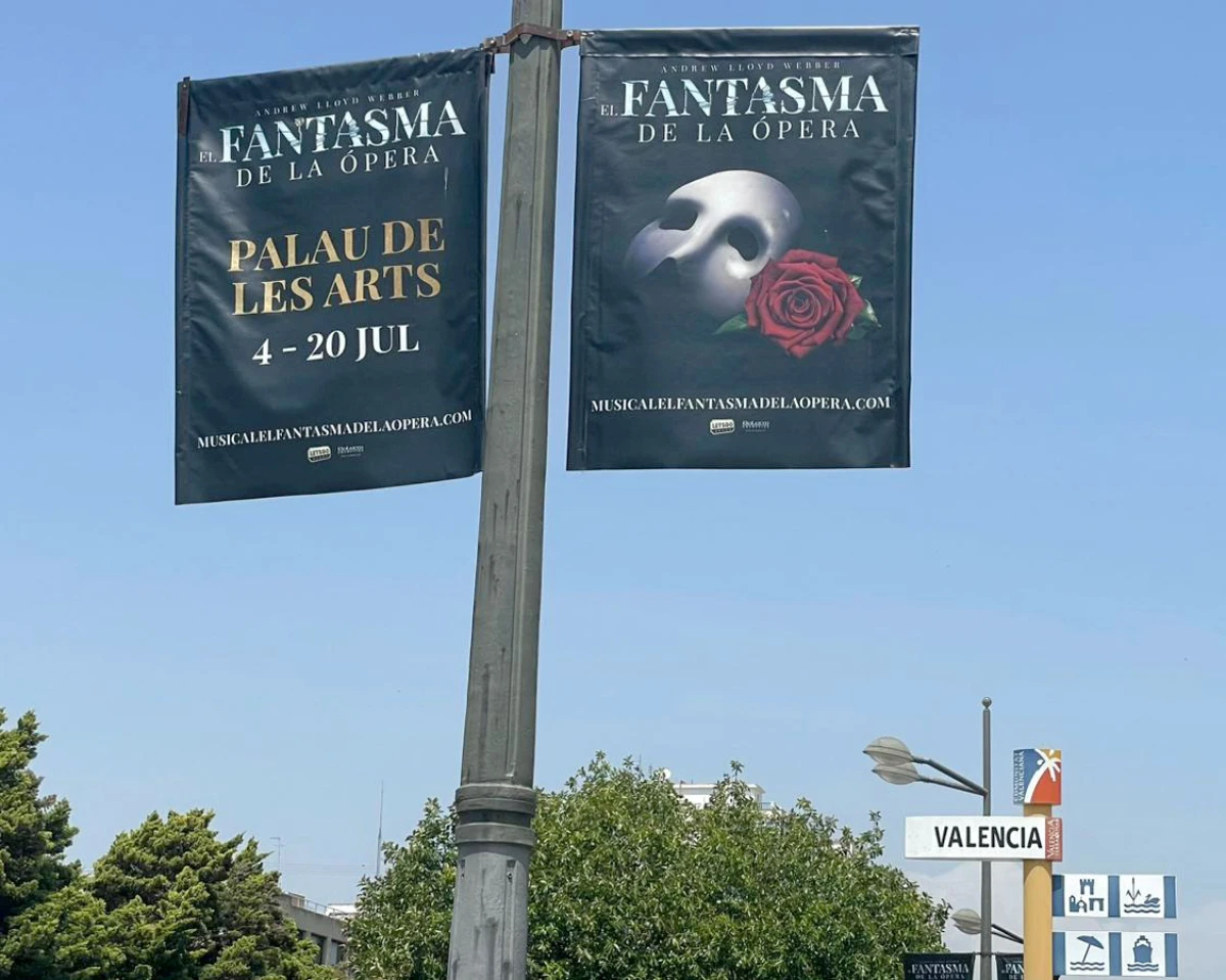 Presentación de El Fantasma de la Ópera en el Palau de Les Arts de Valencia