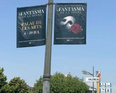 Presentación de El Fantasma de la Ópera en el Palau de Les Arts de Valencia