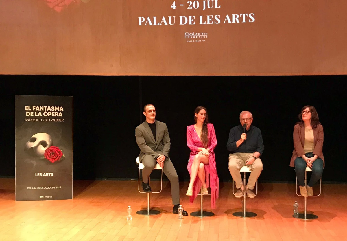 Presentación de El Fantasma de la Ópera en el Palau de Les Arts de Valencia