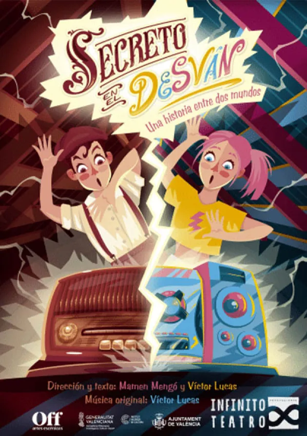 Poster del musical Secreto en el desván (2022)