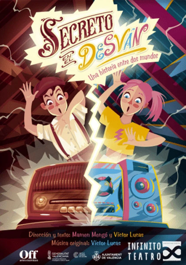 Poster del musical Secreto en el desván (2022)