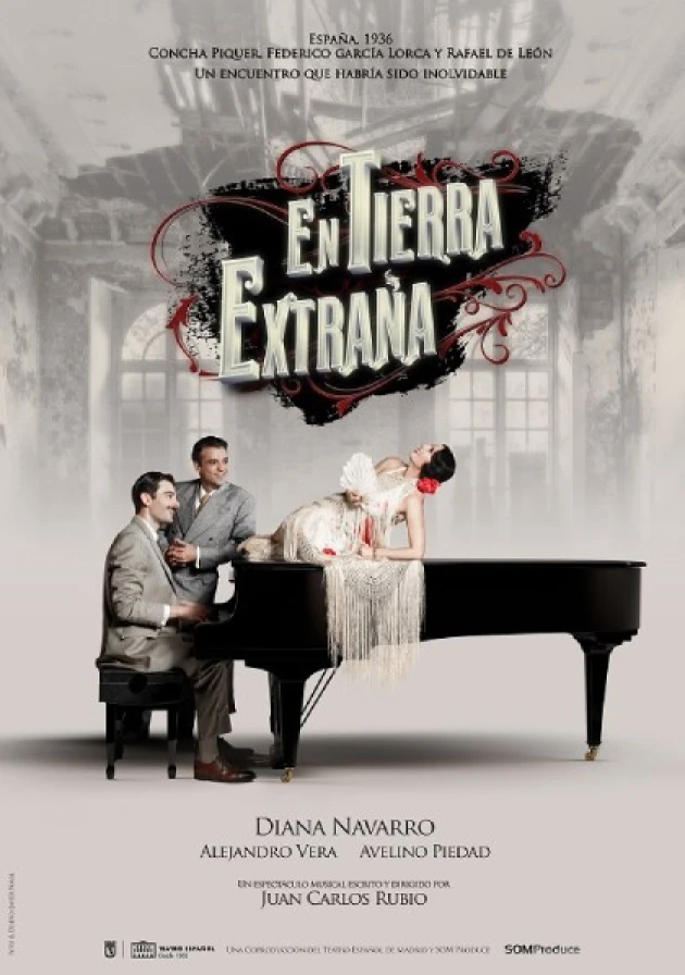 Poster del musical En tierra extraña (2021)