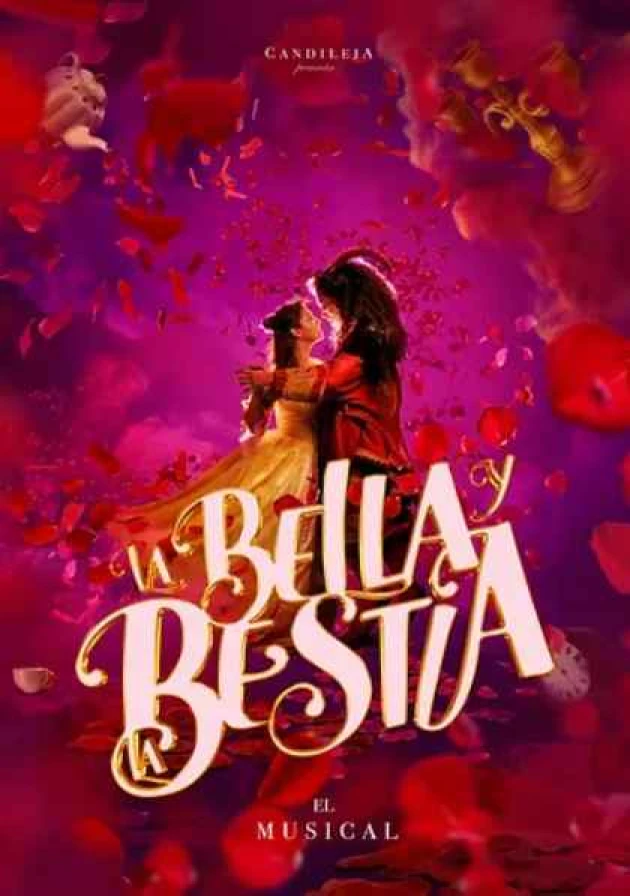 Poster del musical La Bella y la bestia (2023)