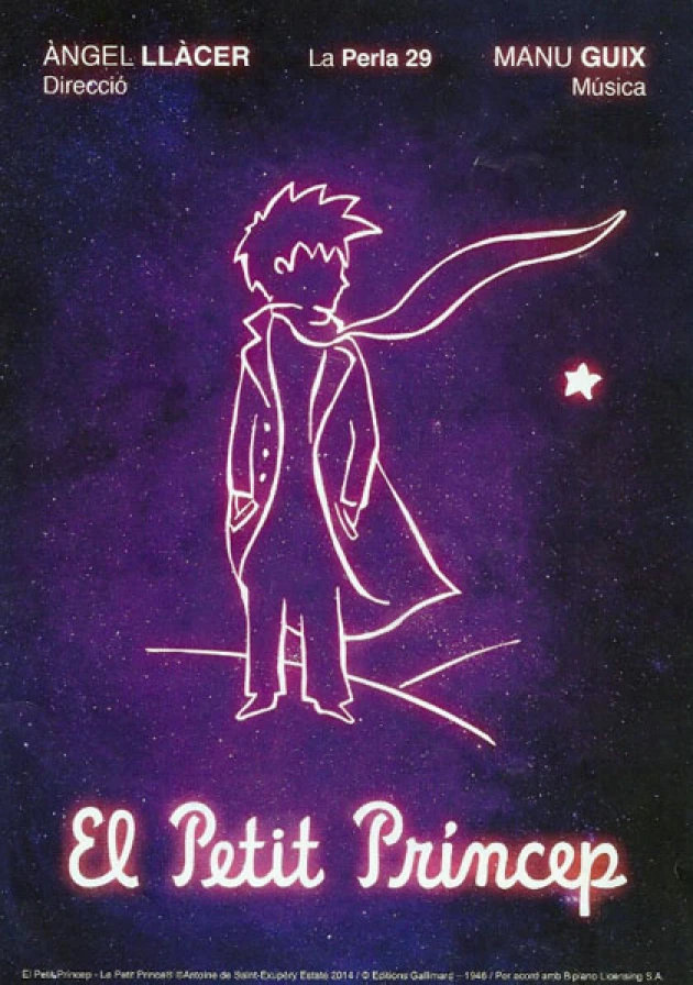 Poster del musical El petit princep (2014)