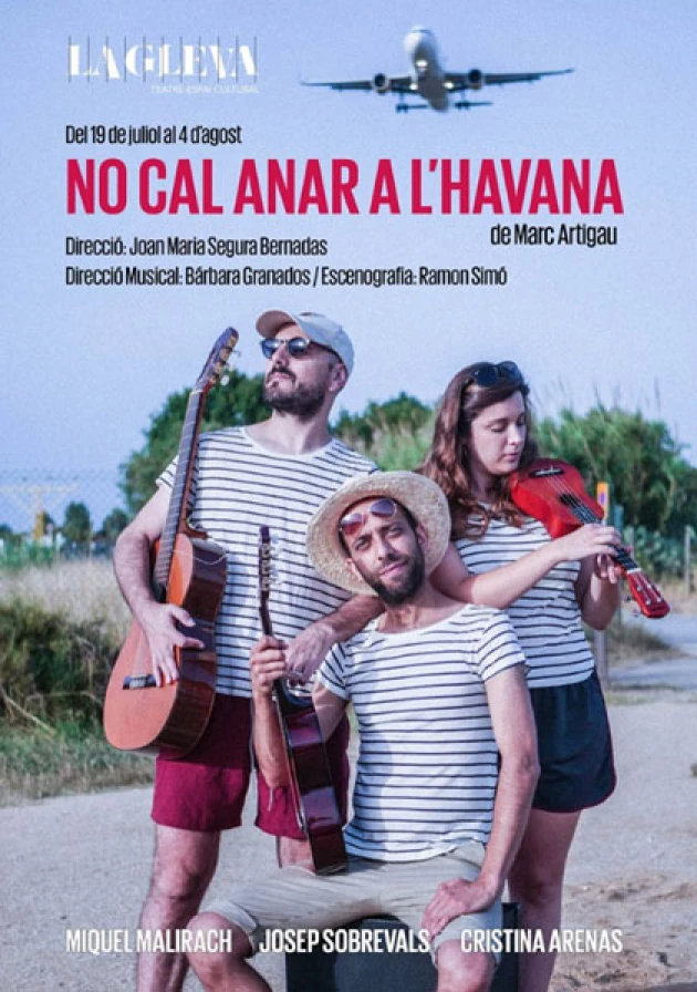 Poster del musical No cal anar a l’Havana (2019)