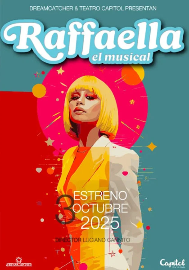 Poster del musical Raffaella (2025)