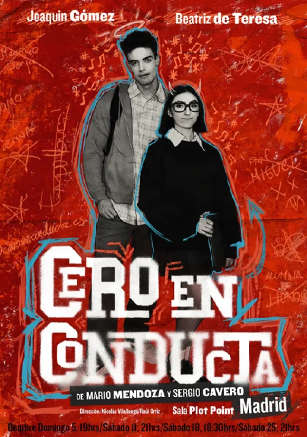 Poster del musical Cero en conducta (2025)
