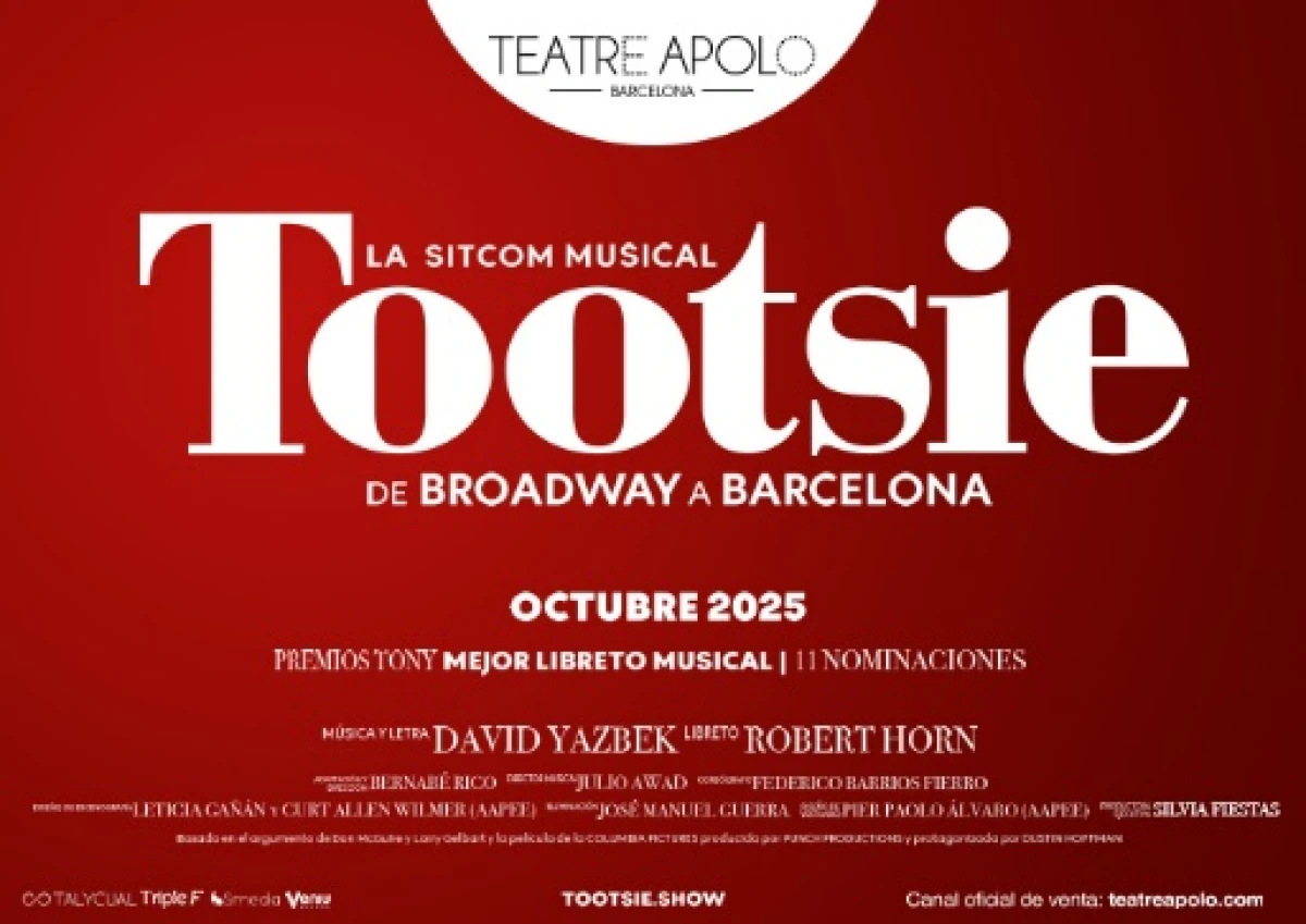 Dorothy Michaels llega a Barcelona para revolucionar los escenarios con Tootsie, el musical