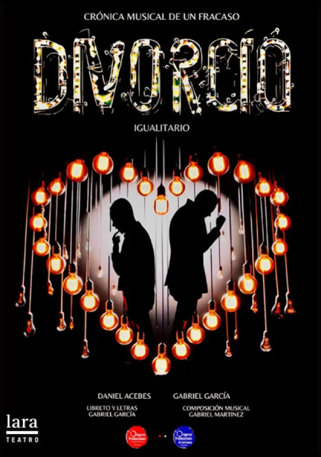 Poster del musical Divorcio igualitario (2025)