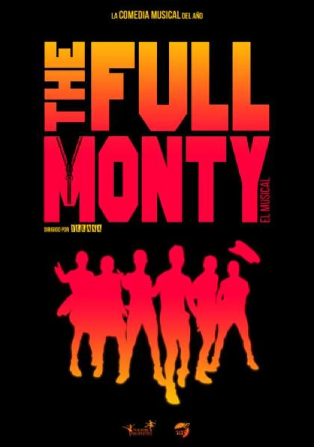Poster del musical The full monty (2021)