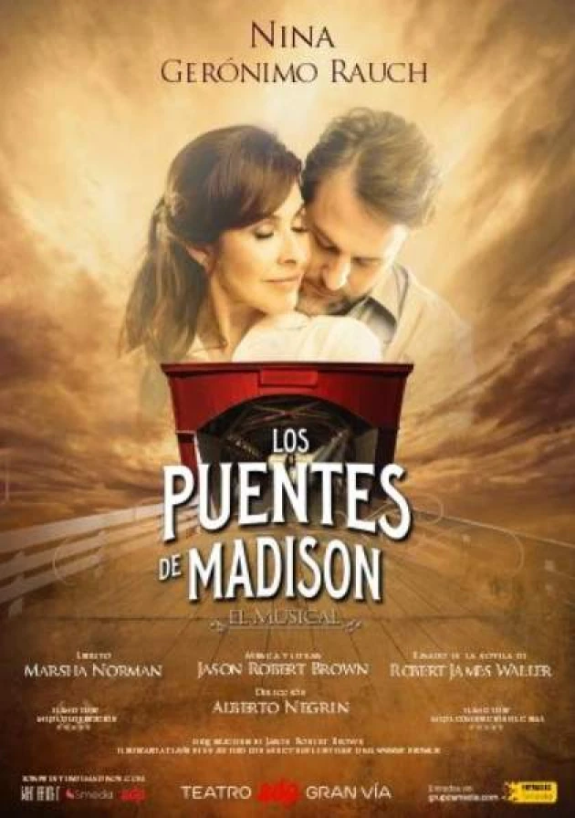 Poster del musical Los puentes de Madison (2022)