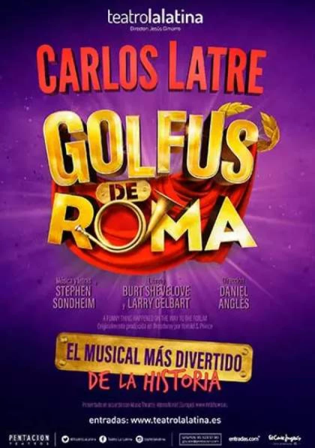 Poster del musical Golfus de Roma (2022)