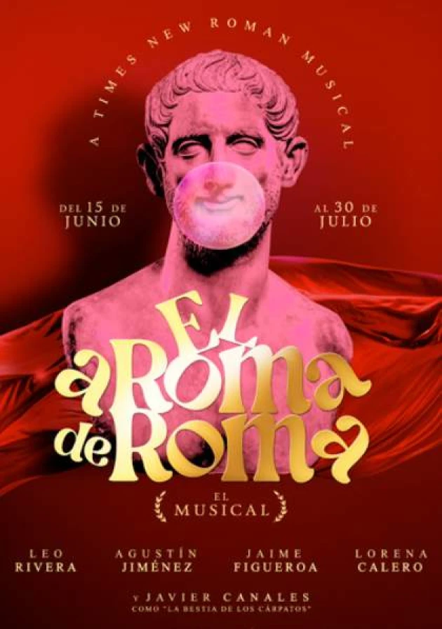 Poster del musical El Aroma de Roma (2022)