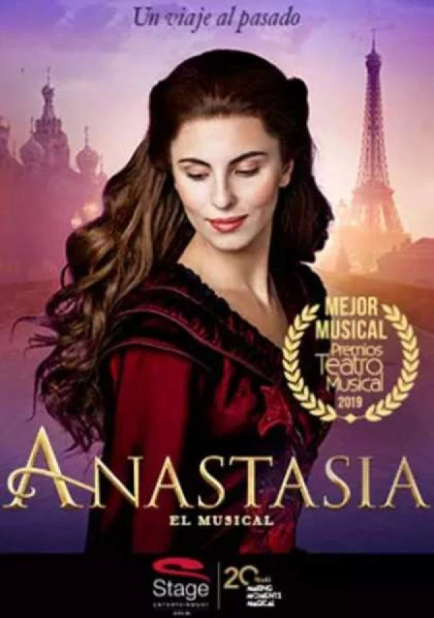Poster del musical Anastasia (2018)