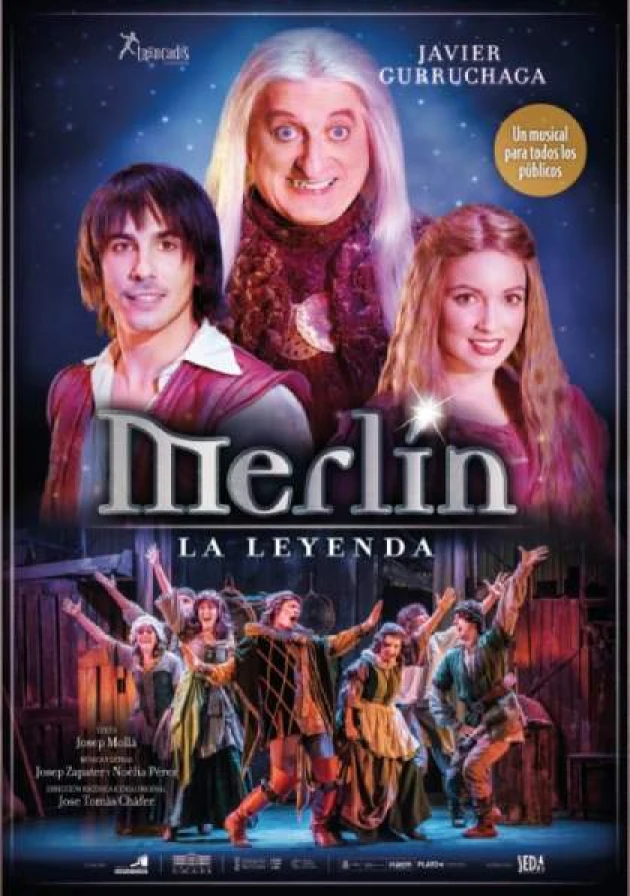 Poster del musical Merlín (2017)