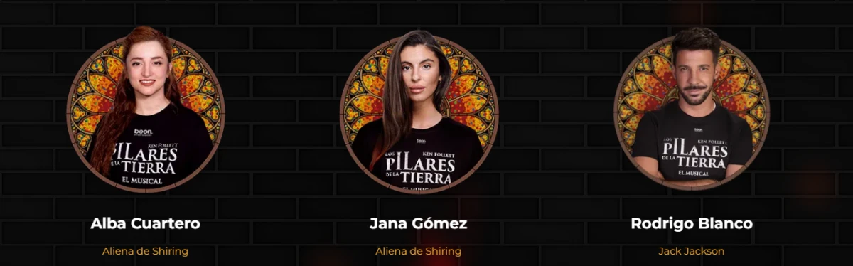 Anunciado el elenco de “Los pilares de la tierra” para su gira por Bilbao, Zaragoza y el regreso de su segunda temporada a Madrid