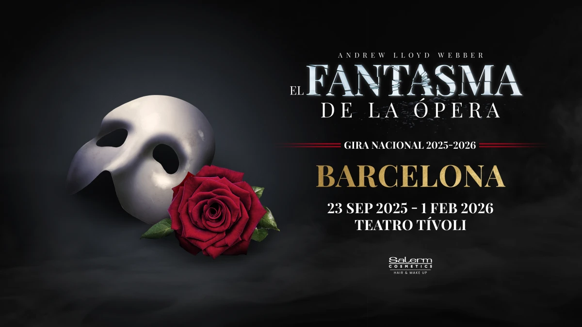'El Fantasma de la Ópera' llega a Barcelona al Teatro Tivoli