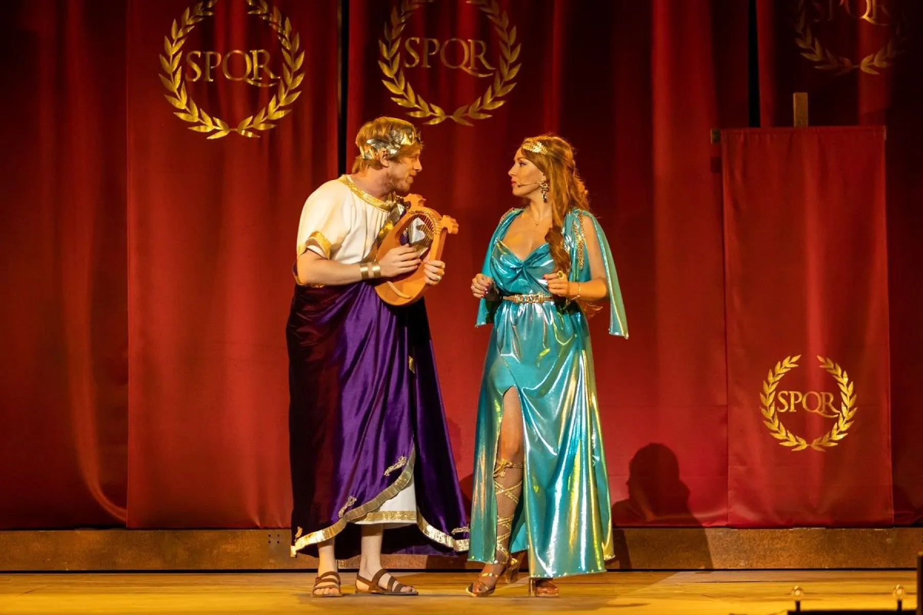 Imagen del musical El Aroma de Roma (2022)