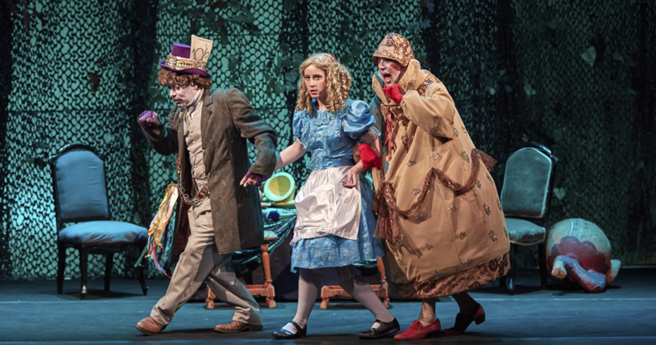 Imagen del musical Alicia en el país de las maravillas