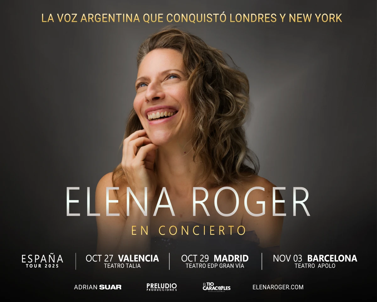 La aclamada voz de Elena Roger llega a España con su gira en concierto