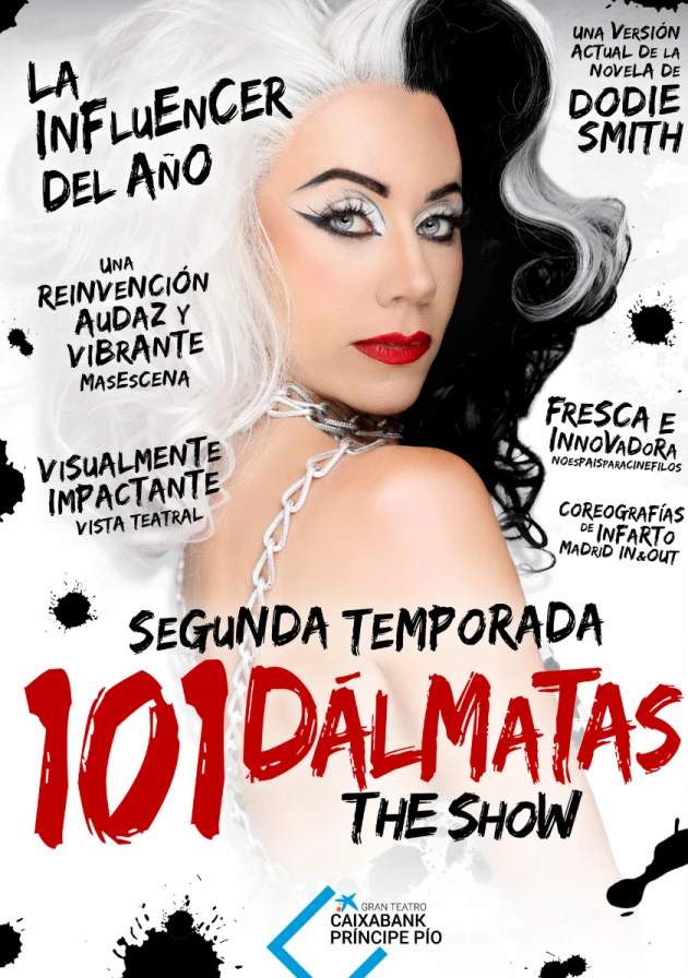 Poster del musical 101 Dálmatas