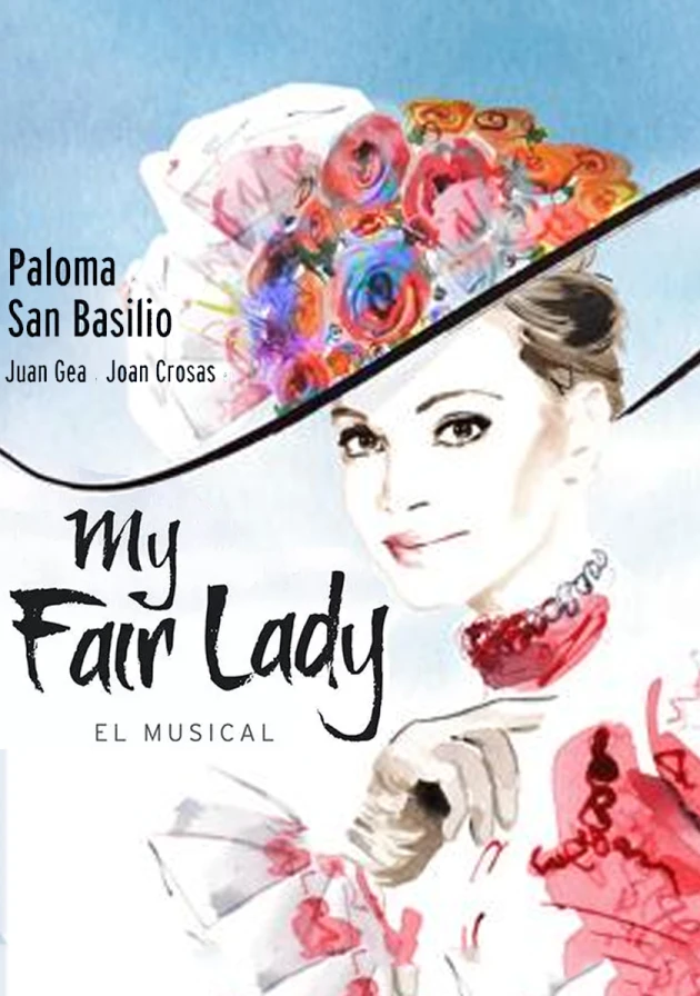 Poster del musical My fair lady (2012)