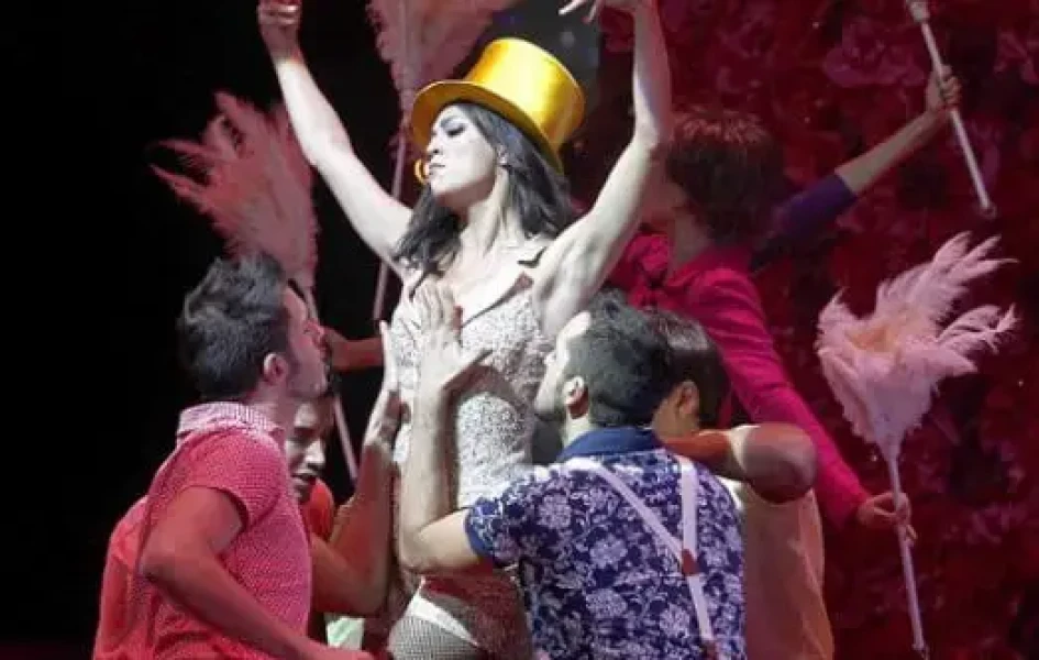 Imagen del musical Más de 100 mentiras (2011)