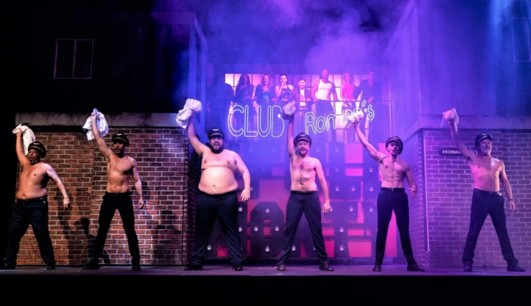 Imagen del musical The full monty (2021)