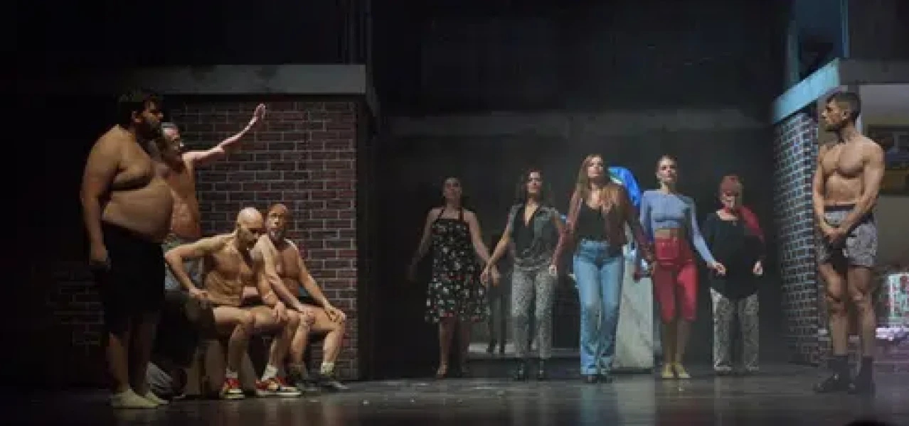 Imagen del musical The full monty (2021)